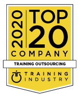 2020 Top 20 Training Outsourcing award