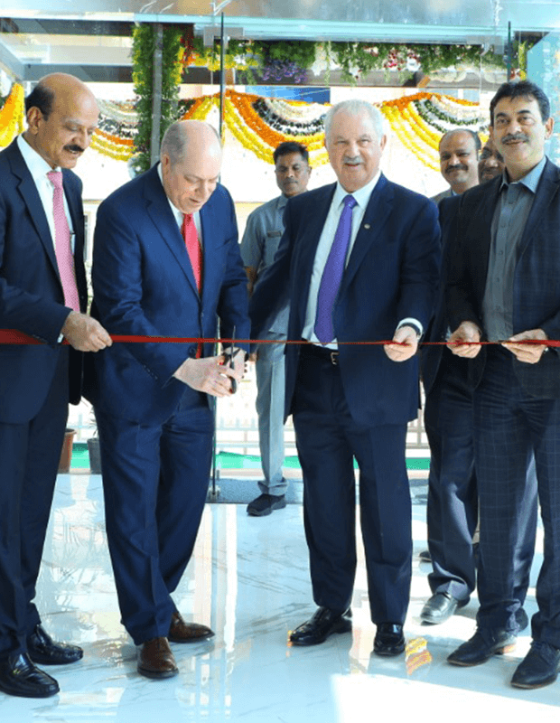 New CGS India office ribbon cutting ceremony