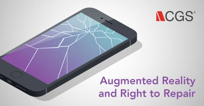 AR technology takes the sting out of Right to Repair Smartphone with cracked screen right to repair