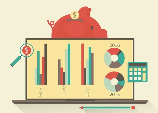 finance charts revenue graphs