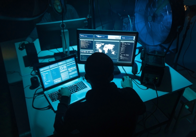 Ransomware attacker plotting a PLM attack