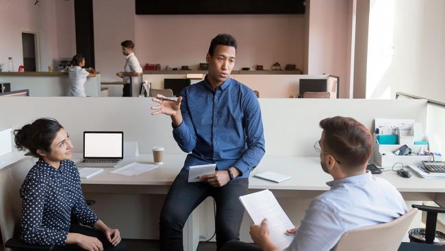 eLearning is a great way to teach soft skills Workplace learning small group