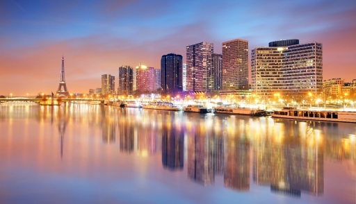 Business Buildings in Paris, France