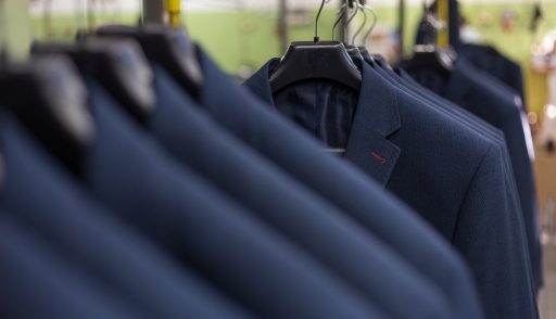 Suit being produced using product lifecycle management software