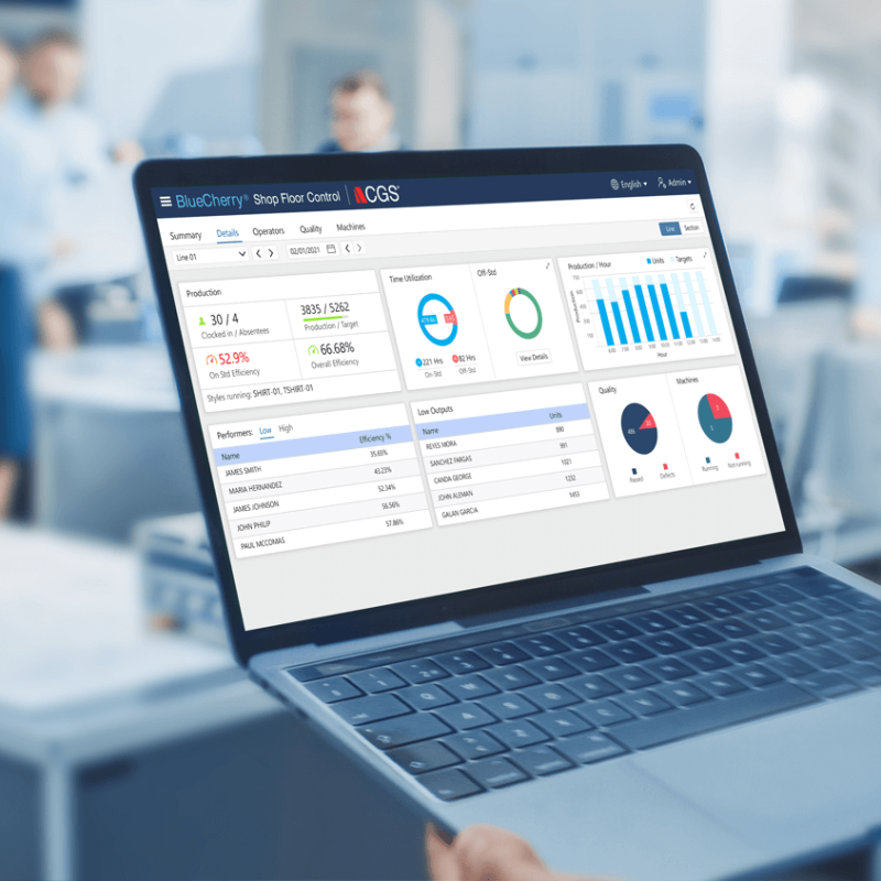 Transform your shop floor with BlueCherry Shop Floor Control
